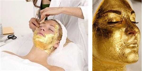 златна маска за лице