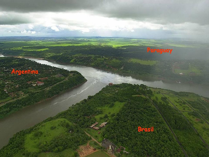 границата между Бразилия и Аржентина