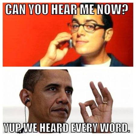 Обама подслушване