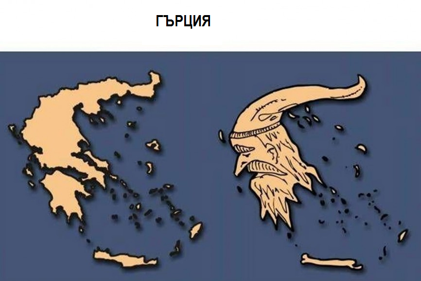 карта на Гърция