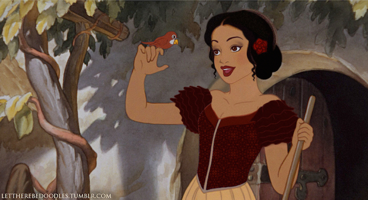 Потребителка на Tumblr с ник ТТ хитро е преобразила принцесите