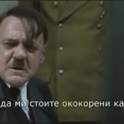 Хитлер разбира за загубата на Бразилия от Германия