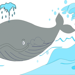 Защо китовете правят фонтани?