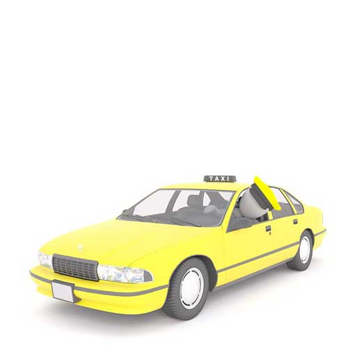 Всички сме свикнали че фирменият цвят на такситата е жълтият