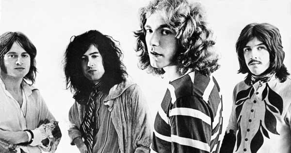 В началото на своята дейност групата «Led Zeppelin» станала известна