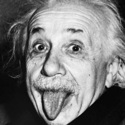 Защо Айнщайн си показал езика?