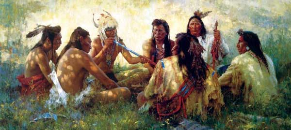 Пушенето на лула с тютюн било за индианците магичен ритуал